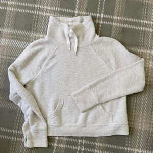 Offline by aerie marled knit mockneck pullover sweatshirt M